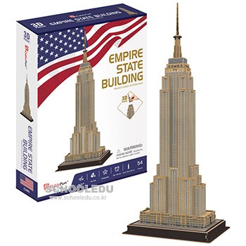 [3D 입체퍼즐, C246h] 엠파이어스테이트 빌딩 (Empire State Building) 54조각