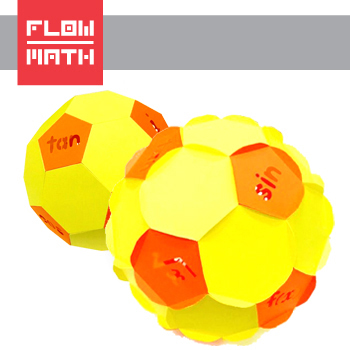 플로우수학교구- 수학쫑이 담빛 기호 축구공 만들기(100인용) - 벌크용 수학체험전