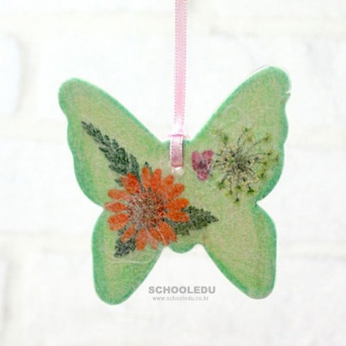 누름꽃 향기나무걸이-나비(5인용세트)