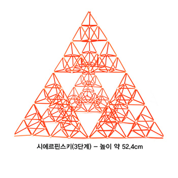 [4D프레임] 시에르핀스키 삼각형(정삼각 3단계)